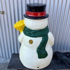 【お取引中】 Xmas クリスマス 装飾 雪だるま　スノーマン オーナメント イルミネーション 電飾 飾り 置物 クリスマス 玄関 屋外用イルミネーションの画像