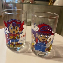 ドクタースランプ　ガラスコップ　2点
セット
