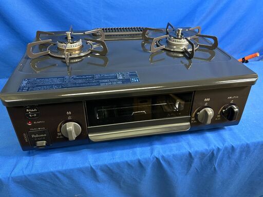 【動作保証あり】Paloma パロマ 2020年 IC-S37-R LPガステーブル 横幅56cm【管理KRG226】