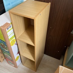 三段カラーボックス