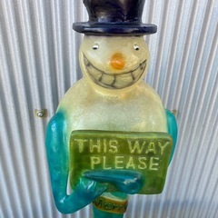 Xmas クリスマス 装飾 雪だるま　スノーマン オーナメント イルミネーション 電飾 飾り 置物 クリスマス 玄関 屋外用イルミネーションの画像