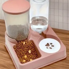 ペットフード&ウォーターディスペンサーセットの画像