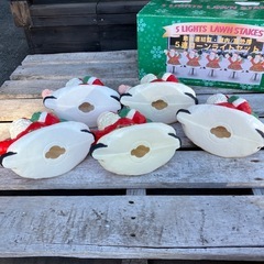 クリスマスイルミネーション サンタクロース クリスマス Xmas 光る置物 イルミネーション 電飾 サンタ電飾 屋外用 屋内用 玄関イルミネーションの画像