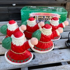 クリスマスイルミネーション サンタクロース クリスマス Xmas 光る置物 イルミネーション 電飾 サンタ電飾 屋外用 屋内用 玄関イルミネーションの画像