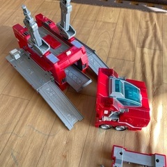 プラスチック　消防車の画像