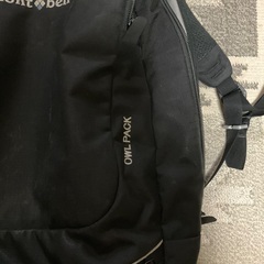 mont-bell OWL PACK ジャンク品　パーツ取り用　(本体右側ファスナー故障品のため)の画像