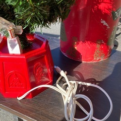 クリスマス クリスマスツリー Christmas tree リース クリスマス装飾 Xmas サンタさん　デザインポットツリーマルチ 75cm ライト付 の画像