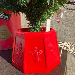 クリスマス クリスマスツリー Christmas tree リース クリスマス装飾 Xmas サンタさん　デザインポットツリーマルチ 75cm ライト付 の画像