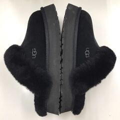 UGG　ムートンスリッパ　ブラック　25cm【ジャングルジャングルイズミヤ広陵店】の画像