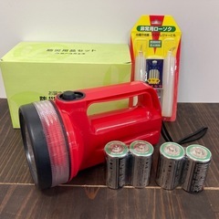 F-1453　防災用品セット　防滴強力ライト＆非常用ローソク　新...