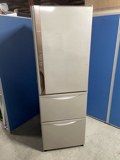 【良品】HITACHI 3ドア冷蔵庫 R-K380HV 2018年製 通電確認済み 良品 早い者勝ち 引取歓迎 配送OK