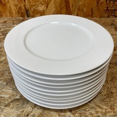 C(6808)③直接引き取り限定 洋食器 大皿 10枚セット リ...