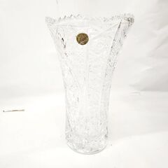 クリスタルダルク ガラス製 花瓶 高さ27cm CD-9076421 元箱付き 花器 CHESNAY Crystal d'Arque 札幌市 平岸店の画像