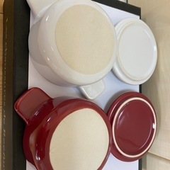 FAUCHON フォション 蓋つき 耐熱椀 ペアの画像