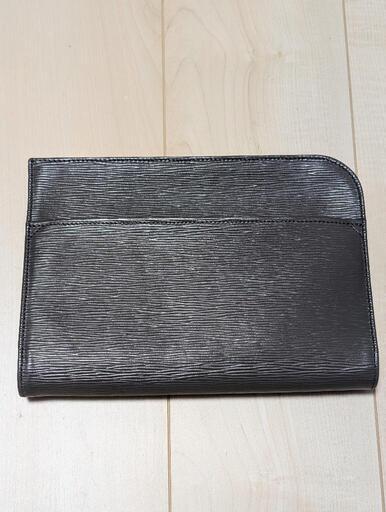 【美品】aniary アニアリ クラッチバッグ セカンドバッグ ウェーブレザー エピ カモフラ 迷彩 シルバー金具 L字ファスナー ユニセックス