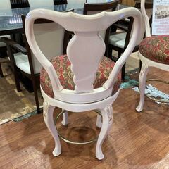 【愛品館 市原店】ロココ調ハイチェア2脚セットの画像