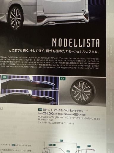 モデリスタタイヤホイールセット