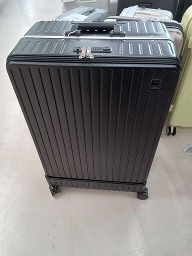 ★ジモティ割あり★  キャリーケース ブラック W48×D30.5×H72.5 クリーニング済み TC6046