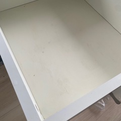 ローテーブル　　ホワイト　ガラステーブルの画像