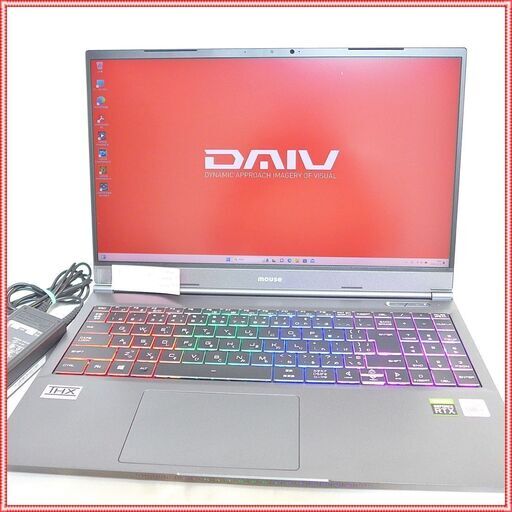 【ゲーミングPC】mouse DAIV 5N 21045N-CMLBB i7 10870H RTX3060 NVMe 1TB メモリ 16GB Office 搭載 #5