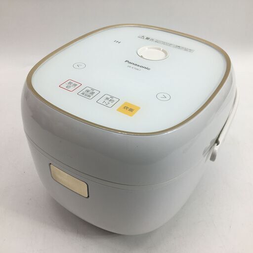 3/7 終 Panasonic/パナソニック IHジャー炊飯器 SR-KT067 3合 ホワイト 白  2018年製 動作確認済 24k菊-