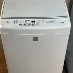 🉐セール🉐送料・設置込み可　洗濯機　7kg AQUA 2018年