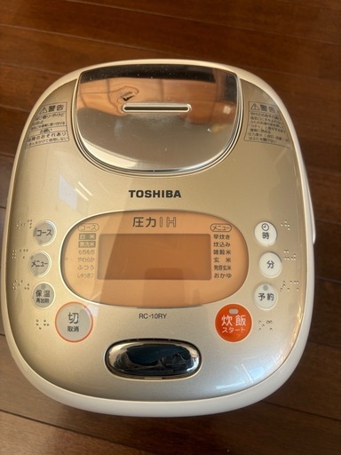 炊飯器　TOSHIBA RC-10RY