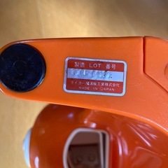 TIGER アイスシェーバー かき氷機　ABF-100 オレンジの画像