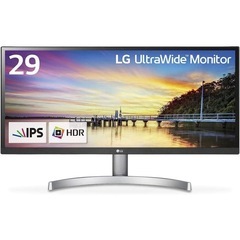 LG モニター ディスプレイ 29WK600-W 29インチ/21:9 ウルトラワイド/HDR対応/IPS 非光沢/HDMI×2、DisplayPort/スピーカー搭載 
の画像