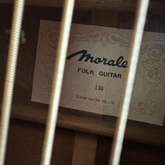 アコギ　フォークギター Morales 130 モラレス アコースティックギター ヴィンテージ の画像