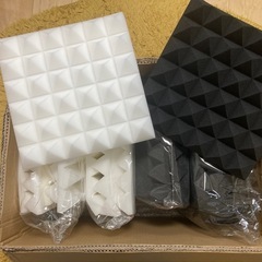 吸音材  防音　吸音 パネル  5枚セット ブラック