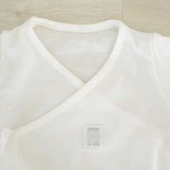 【美品】赤ちゃんの城 ドレスオール 肌着 50-70cm 綿100%の画像