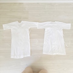 西松屋 ベビー 肌着 4枚セット 白 50-60cm コンビ肌着 単肌着の画像