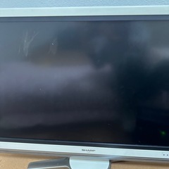 2009年製シャープ37型テレビ・Blu-ray再生可能　