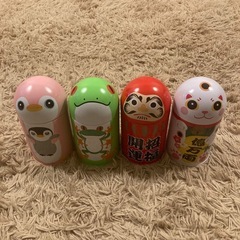 アニマル空き缶　4種類
