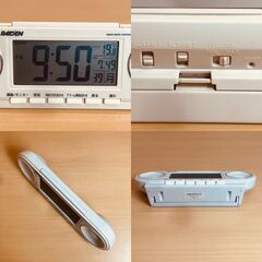SEIKO（セイコー）電波式目覚まし時計「ライデン」NR531Wの画像