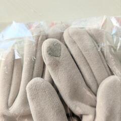 冬のネコ手袋の画像