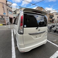 車検2年付き可！C26セレナハイウェイスター　フリップダウンモニターの画像