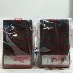 『未使用品』ELECOM エレコム/木製スピーカー/電源内蔵 /MS－75CH/チェリーウッド/マルチメディアスピーカー/C0DY0127の画像