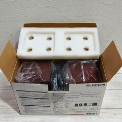 『未使用品』ELECOM エレコム/木製スピーカー/電源内蔵 /MS－75CH/チェリーウッド/マルチメディアスピーカー/C0DY0127の画像