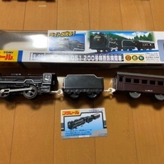 プラレールライト付 D51-200号　蒸気機関車 説明書付き