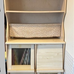 断捨離中☺︎カントリー調の白い飾り棚♡本棚収納♡棚可動式