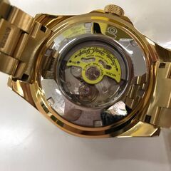INVICTA　腕時計　ゴールド×ブルー【ジャングルジャングルイズミヤ広陵店】の画像