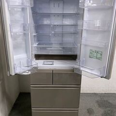2024年製 三菱 6ドア冷凍冷蔵庫 495L 自動製氷 全室独立おまかせA.I. 切れちゃう瞬冷凍 スマホ連携 MR-WZ50J 中古家電 店頭引取歓迎 R8880の画像