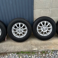 【お取引完了しました】ブリヂストン　ブリザック　145/80R12 スタッドレスタイヤ+アルミホイール 4本セット