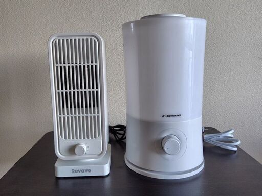 「直接引取限定」 セラミックヒーター 超音波式 加湿機 セット
