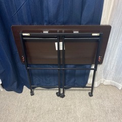 キャスター付き在宅ワーク用テーブル　高さ75cmの画像