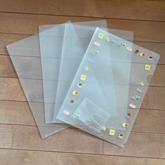 お渡し決定　
クリアファイル数枚