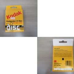 現状品 昭和レトロ kodak disc 6000 camera コダック ディスクフィルム×1個 カメラ ディスクカメラ 苫小牧西店の画像