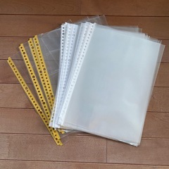 お渡し決定　ルーズリーフ用クリアポケット